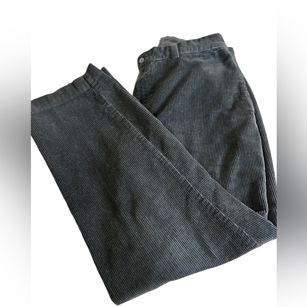 VTG 90s/Y2K POLO BY RALPH LAUREN Men Corduroy Pants 38x32 Black “Polo Cords” Tag